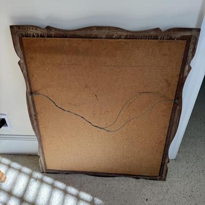 Solid Wood Desk with Stool and Mirror (BB2-BM)