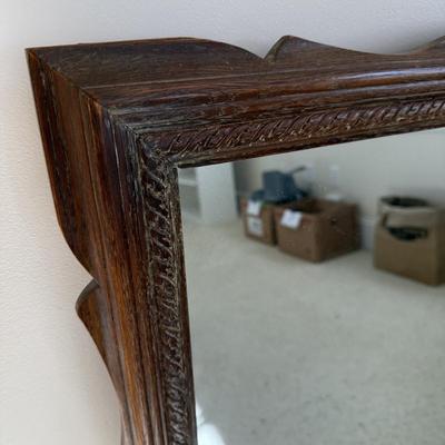 Solid Wood Desk with Stool and Mirror (BB2-BM)
