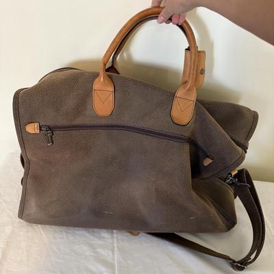 Jack George’s Pebbled Leather Duffel Bag (BB1-BM)