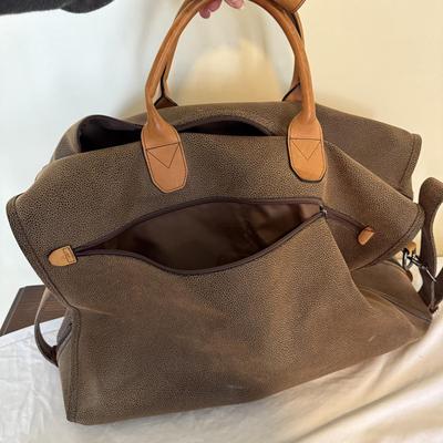 Jack George’s Pebbled Leather Duffel Bag (BB1-BM)