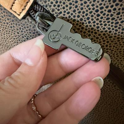 Jack George’s Pebbled Leather Duffel Bag (BB1-BM)