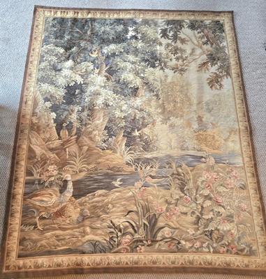 LOT 101Y: Beautiful Tapestry and Hanging Hardware