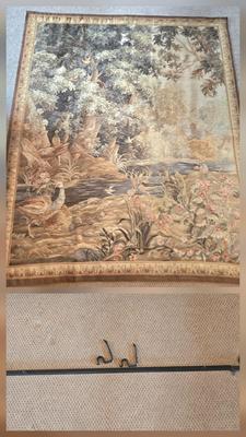 LOT 101Y: Beautiful Tapestry and Hanging Hardware