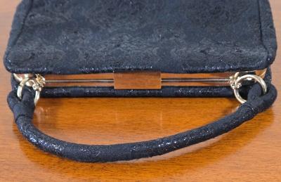 LOT 170Y: Never Worn Black Dress with Matching Handbag