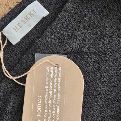 LOT 170Y: Never Worn Black Dress with Matching Handbag