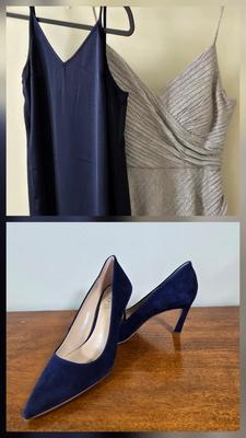 LOT 172W: Two Dresses with Matching Shoes