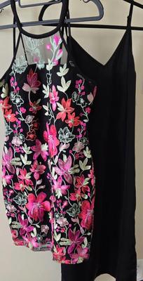 LOT 173W: Two Dresses with Handbag