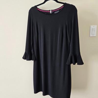 LOT 175W: Two Little Black Dresses and CK Boots