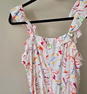 LOT 177W: Cute Colorful Sundress with Matching Clutch Bag