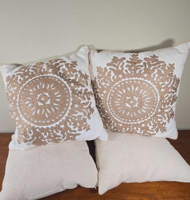 LOT 203H: Four Throw Pillows