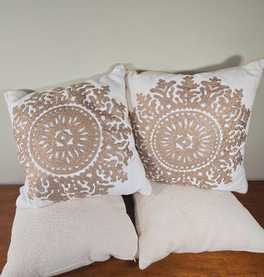 LOT 203H: Four Throw Pillows