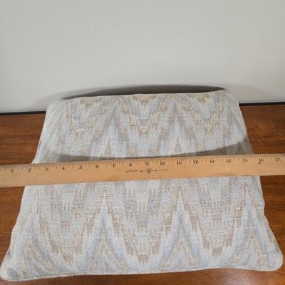 LOT 204H: Two XL and One Smaller Throw Pillows