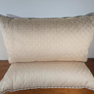 LOT 204H: Two XL and One Smaller Throw Pillows