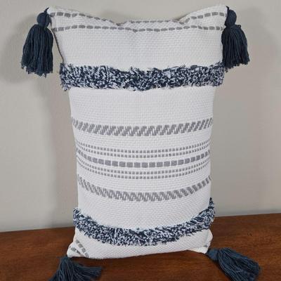 LOT 207H: Three Textured Throw Pillows