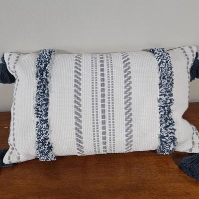 LOT 207H: Three Textured Throw Pillows