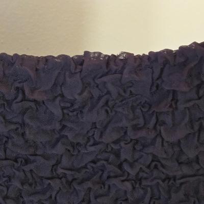 LOT 213W: Two Black Dresses, Wedge Open Toed Shoes, and Two Black Belts