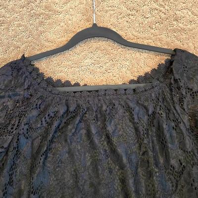 LOT 215W: Two Little Black Dresses and Formal Handbag