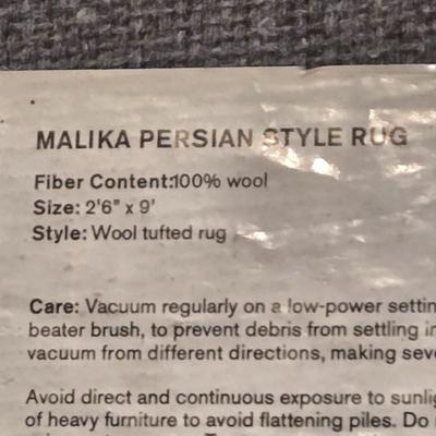 LOT 220H: Two Persian Style Wool Rugs