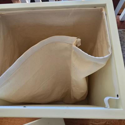 LOT 224H: Laundry Basket and Clothes Hamper with Removal Cloth Liner