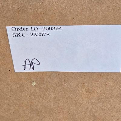 LOT 227H: Floral Print in Ornate Gold-tone Frame