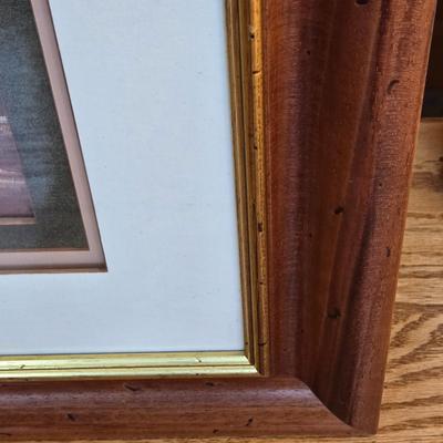 LOT 228H: Framed Print of Flowered Doorway by Cyrus Afsary