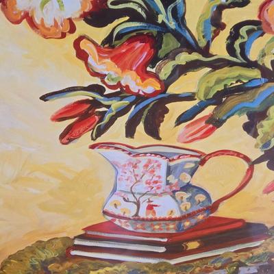 LOT 229H: Print of Asian Lilies by S. Etienne