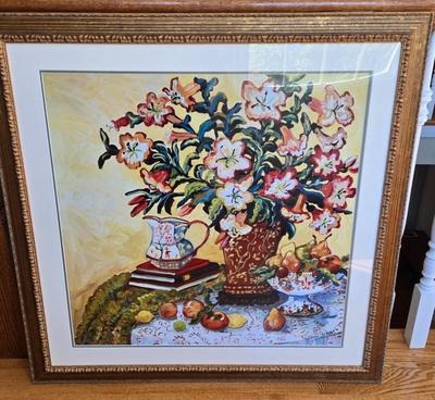 LOT 229H: Print of Asian Lilies by S. Etienne