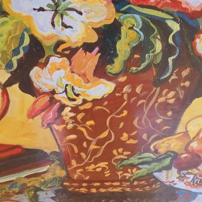 LOT 229H: Print of Asian Lilies by S. Etienne