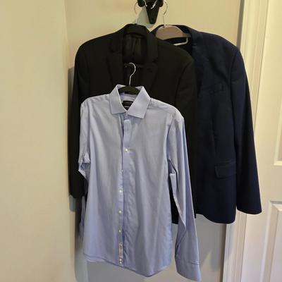 LOT 232X: Blue Suit, Sports Jacket and Dress Shirt