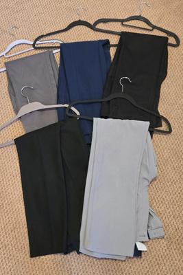 LOT 234X: Five Pairs of Dress Pants