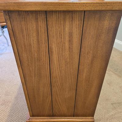 LOT 235X: Wood Dresser with Mirror and Chest of Drawers