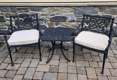 LOT Metal Outdoor Conversation Set with Cushions
