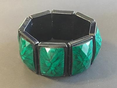 Fashion Bracelet Emerald Black