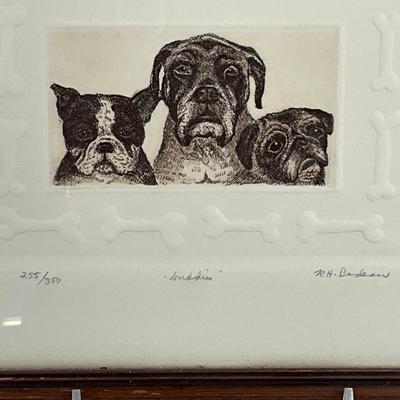 Sale Photo Thumbnail #1273: "Buddies" 255/350, measures: 9.75" wide x 8.5" high
"Tea & Biscuits" 77/300, measures: 9.75" high x 8.5" wide