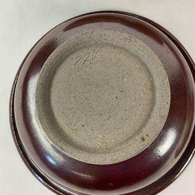 Sale Photo Thumbnail #1317: Breimarck Pottery - Five Plates - 5.25" square
Five floral pottery bowls: 6" diameter
Large bowl: 8" diameter