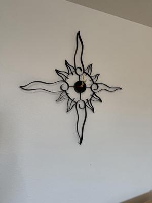 Sale Photo Thumbnail #70: Decorative wall Sun clock
