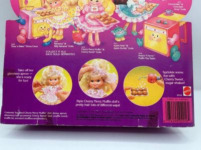 Vintage 1988 Mattel Cherry Merry Muffin Doll – New in Box