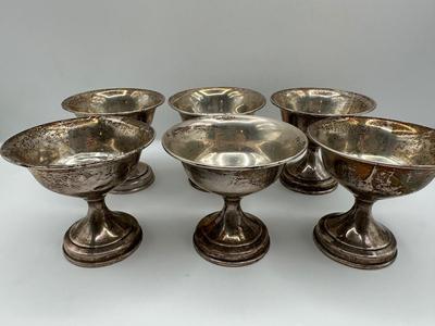 Briston Sterling Weighted Silver Sherbet or Compote Cups