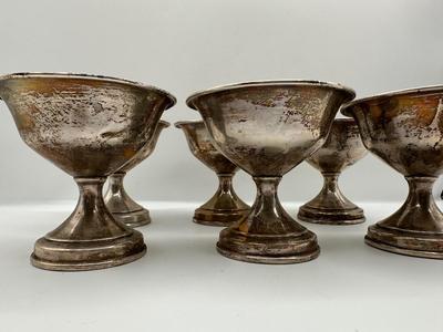 Briston Sterling Weighted Silver Sherbet or Compote Cups