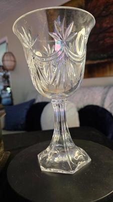 Vintage Shannon Crystal by Godinger Dublin 24 % Lead Crystal Compote Vase – Hand-Cut Pedestal Centerpiece of Timeless Elegance