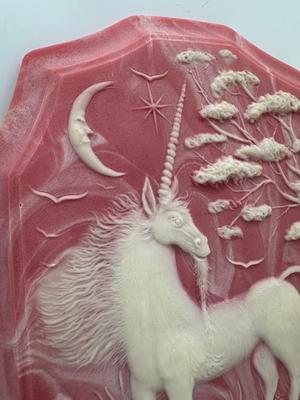 Robert H. Hutschenreuther Unicorn Wall Plaque