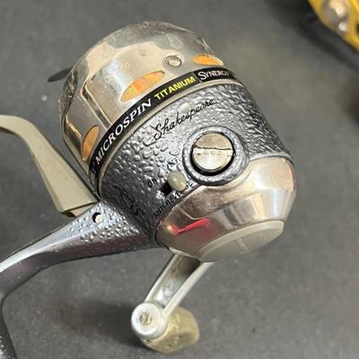 LOT 63: Miniature and Collapsible Fishing Rods - Some with Reels