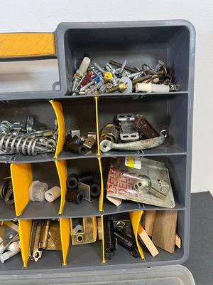 LOT 68: Assorted Hardware in Stanley and Workforce Organizer Cases
