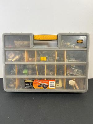 LOT 68: Assorted Hardware in Stanley and Workforce Organizer Cases