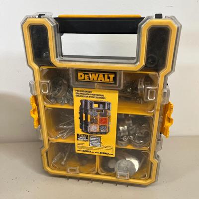 LOT 69: Assorted in Hardware in Stanley and Rubbermade Organizer Cases