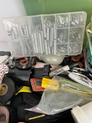 LOT 71: Bin of Assorted Hardware