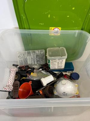 LOT 71: Bin of Assorted Hardware