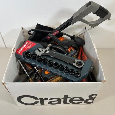 LOT 72: Box of Small Hand Tools