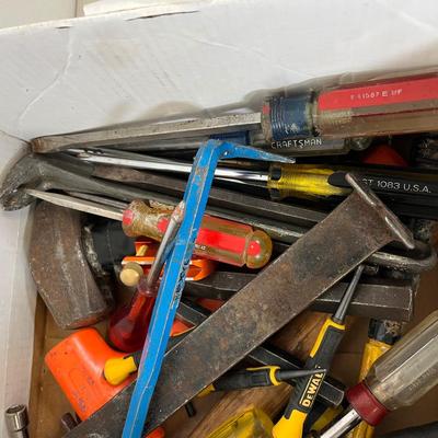 LOT 72: Box of Small Hand Tools