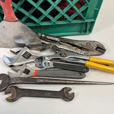 LOT 74: Crate Full of Small Hand Tools